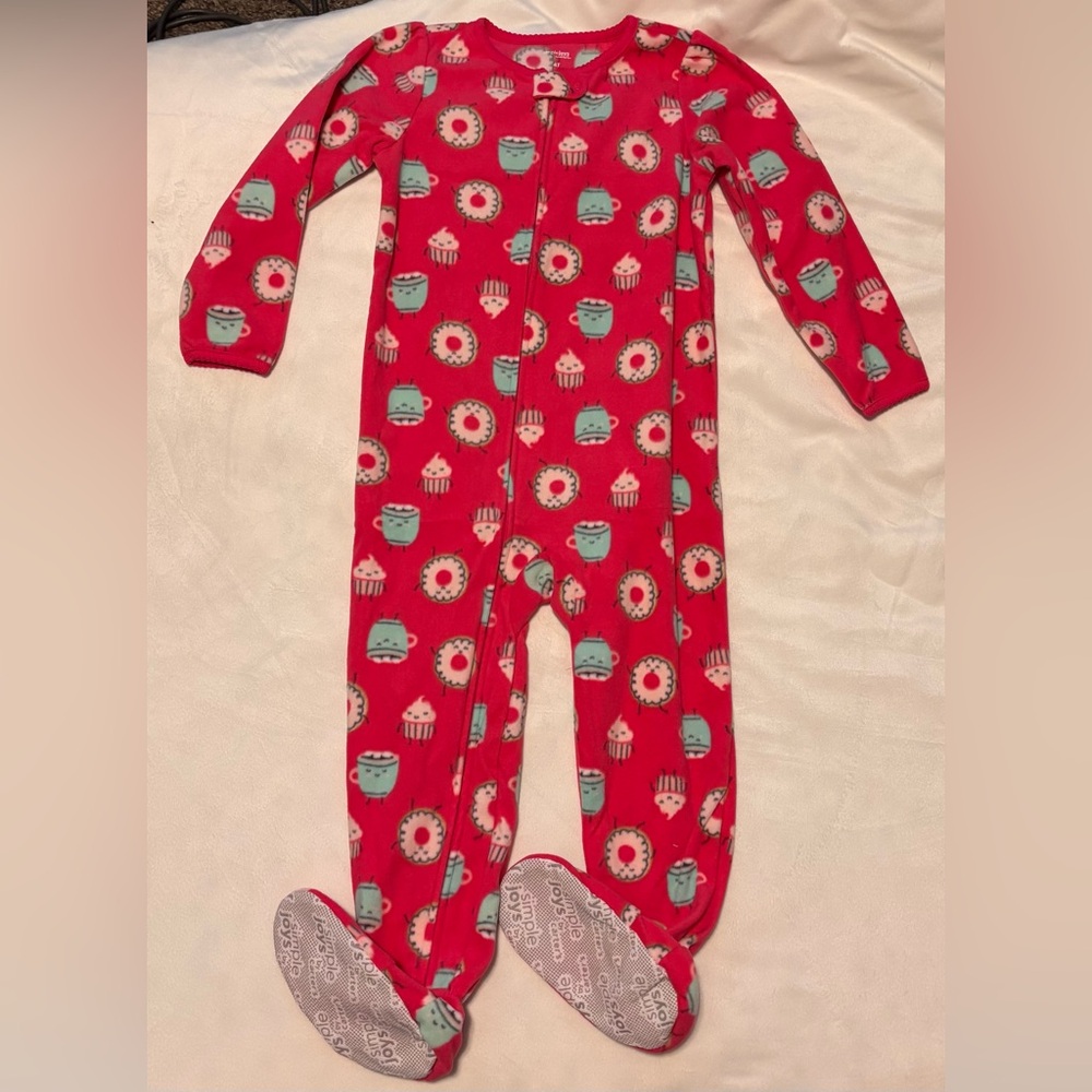 Carter's Fleece Footed Pajamas- like new! - Picture 10 of 11